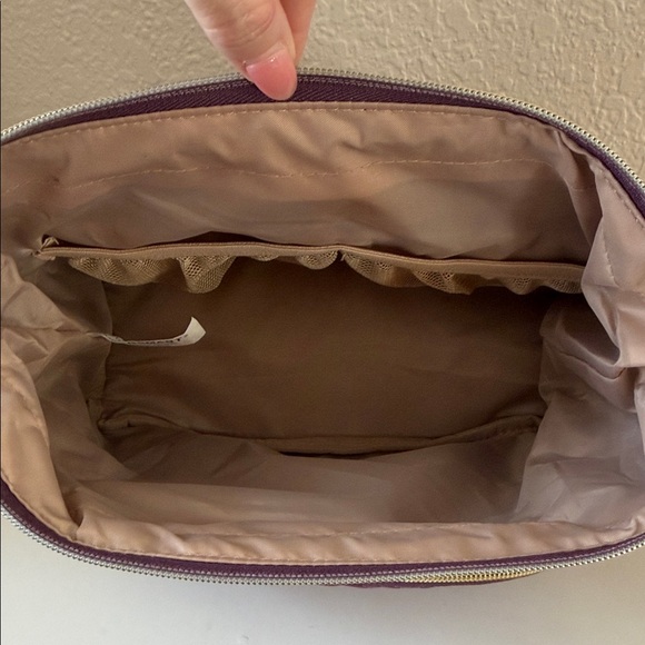 Purple Quilted Women's Bag size large - Picture 6 of 12